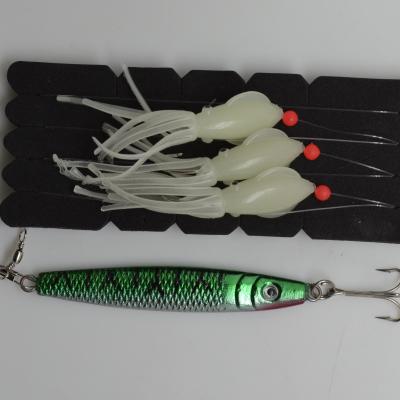 China Fishing Ready Rig Set With Jig Lure Saltwater Fishing Rig for sale