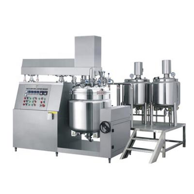 China Viscous Liquid Food Mayonnaise Making Machine Vacuum Homogenizer Emulsifying Mixer for sale