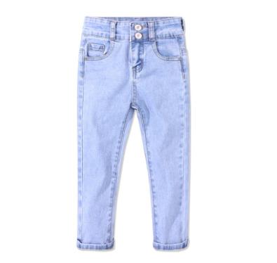 China Breathable Hot sell Girl's high quality Jeans Pants  Distressed Wash Children Boy Pants Denim Trousers Jeans Casual pants for sale