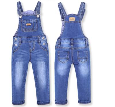 China Breathable Hot sell baby boy's Full Length dustrot washing  OEM Boy's overalls  denim Pants for sale