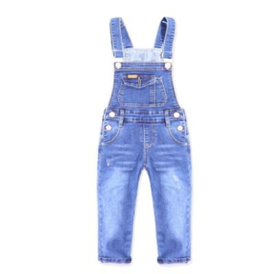 China Breathable Hot sell  3-8 years Boy's Overallsl Full Length Boys dustrot washing denim Pants   Casual pants for sale