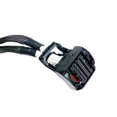 China Custom Auto 1928405217 ECU Waterproof 56 Pin Bosch Automobile Wiring Harness for sale