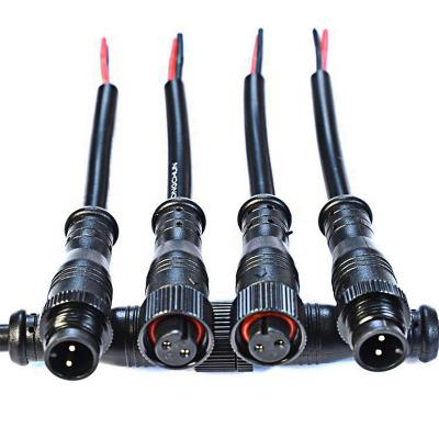 China Electronic Male Female Plug Connector With 4 Pin Waterproof Connectors IP67 Waterproof Cable Connector Wire Harness for sale