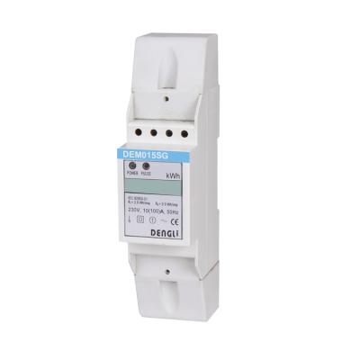 China PC China Power Energy Meter Suppliers Single Phase Digital Energy Meter (Poly Carbonate) for sale