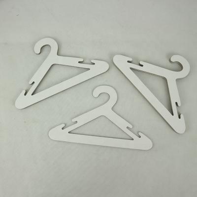 China Clothing Handling Cardboard Hangers Kids Recyclable Paper Hangers For Baby for sale