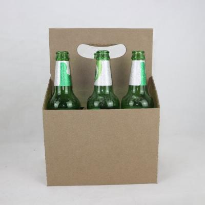 China Recycled Materials Corrugated Strong Paper Cardboard Wine Box 6 Bottles With Custom Logo for sale