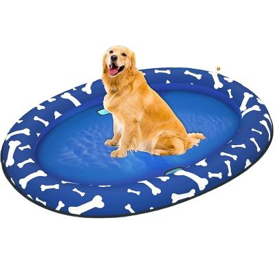 China Sustainable Pet Soft Dog Floating Raft - Inflatable Float Water Swimming Soft Dog Pet Bed for sale