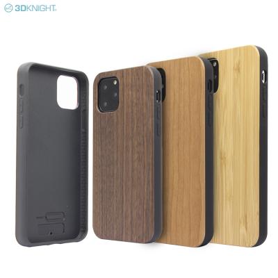 China Good protection wooden cell phone case de maderas de telefono de maderas celular for iPhone 11 pro max for sale