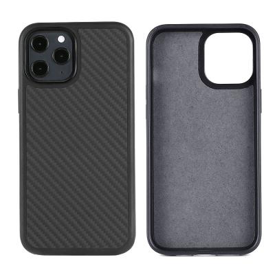 China Unique high quality popular empty carbon fiber style shockproof skin phone case for iphone 11pro max 11case iphone12 for sale