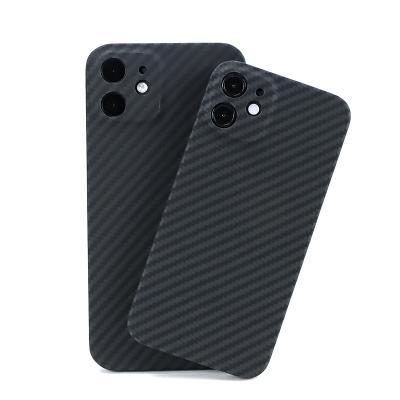 China Unique Real Carbon Fiber Texture Shockproof Style Mobile Cell Phone Case For Iphone 11 12 Pro Max for sale