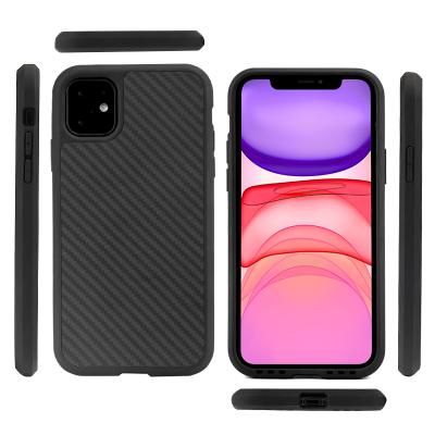 China Unique Style True Armor Cover 10ft Drop Test Carbon Fiber Phone Case For Iphone 11 pro max for sale