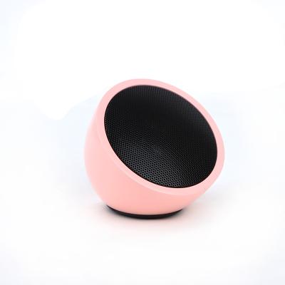 China Mini 2021 New Small BT Speaker Pink Portable Subwoofer Mini TWS Wireless Speaker For Phone Computer for sale