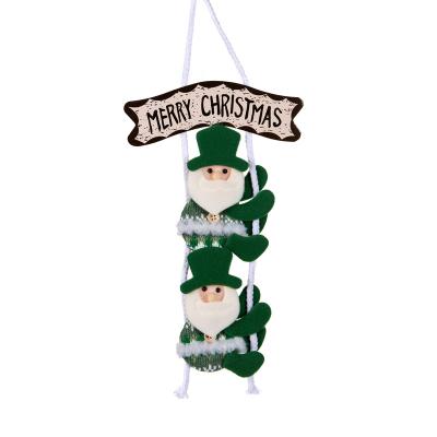 China 3 Style Christmas Hanging Deco.with Merry Christmas Words Christmas Ornament Christmas Fabric Pendant for sale