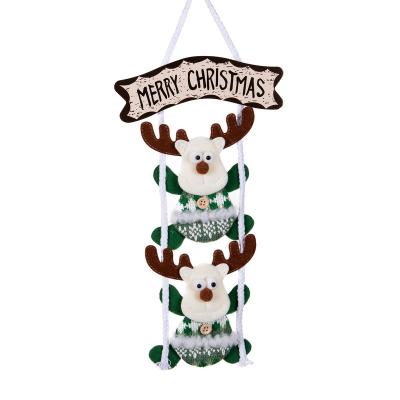 China 2 Style Christmas Pendant Deco.with Merry Christmas Words Christmas Decoration Supplier f for sale