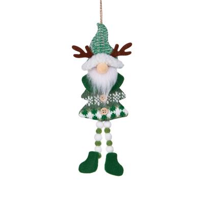 China 2 Styles Christmas Tree Ornaments Hanging Decorations, Fabric Christmas Pendant, Party Decoration for sale