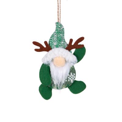 China Polyester Christmas Tree Ornaments Hanging Decorations, Fabric Christmas Pendant, Christmas Decoration Ornament for sale