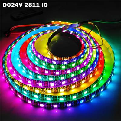 China Theme Park LED Strips Dreamy Color Led Strip Light IC 5v 60leds SMD5050 Multicolor Light Strip Internal Magic Bedroom IP68Waterproof Color for sale