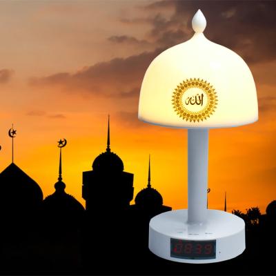 China Tajweed biuetooth touch lamp digital quran and ruqyah speaker with clock and quran battery quran lamp azan speaker SQ-999 for sale