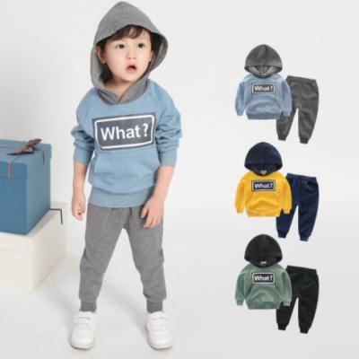 China 2021 Two-Piece Set YINJ Toddler Fall Children's Tracksuit Toddler Boy Clothes Kids Clothing Set Hoodie Custom Boys Clothing Set ensemble casual command for sale