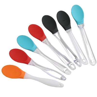 China 2021 Viable Wholesale Silicone Spoon Set Tools Kitchen Baking Accessories for sale