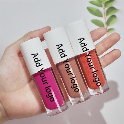 China Waterproof Brand New Lip Balm Cosmetics Tubes Clear Lip Gloss With MSDS Certificate Vegan Youl Logo Low MOQ Waterproof Cosmetics for sale