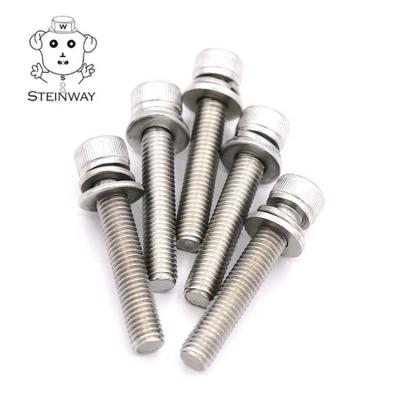 China Pan Head M2 M3 M4 304 Stainless Steel Socket Cap Machine Screw Kit for sale