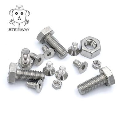 China Industry Din933 Din931 SUS304 SUS316 Hex Bolt 5/8-11 Unc Thread Hex Head Bolts Stainless Steel for sale