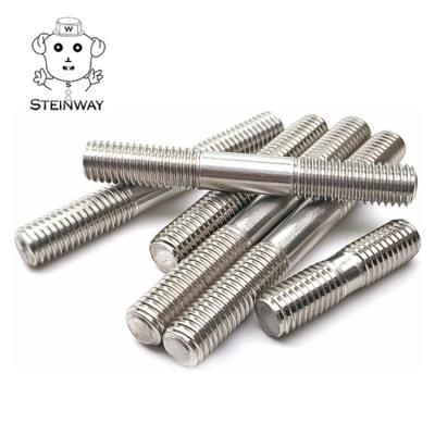 China General Industry Wholesale 304 DIN976 A2-70 Threaded Rod Gi Rods Wholesale Double To End All Metal Full Thread Stud Stainless Steel Bar for sale