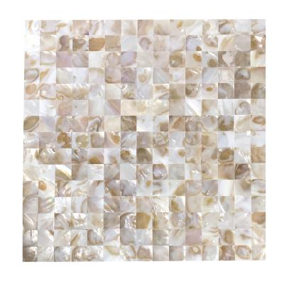 China Parquet Mother of Pearl Tile Seamless Seashell Bedroom and Bathroom Shell Wall Tile Mosaic Tiles for sale