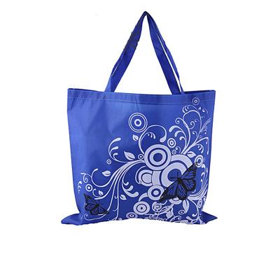 China Foldable Eco Polyester Folding Customer Foldable Recycled Shopping Bag With Collapsible for sale