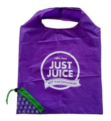 China Large Polyester Collapsible Reusable Recycled Collapsible Customer Shopping Bag for sale