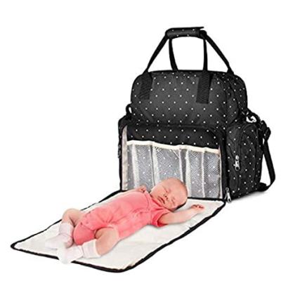 China High Quality Baby Products Organizer Bag Baby Mom Mummy Bag My Mom Made Him Multifunctional Diaper Changing Bag For Mom for sale