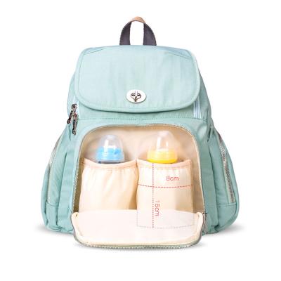 China Waterproof Multifunctional Diaper Changing Mat Detachable Mesh Backpack Diaper Mummy Bag for sale