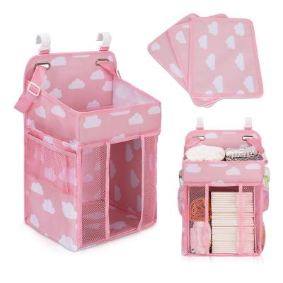 China Crib Hanging Storage Organizer Crib Hanging Storage Organizer Baby Newborn Bed Crib Organizer For Baby Mommy Bag Baby Bags For Mom for sale