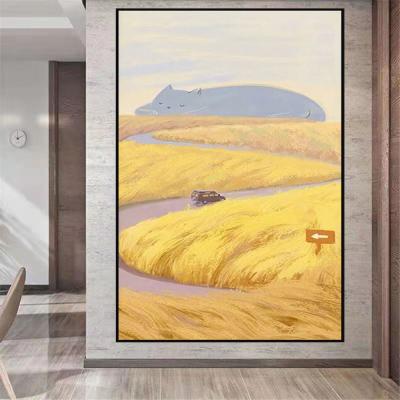 China Waterproof 100% Van Gogh Oil Painting Works Sunflower Apricot Abstract Canvas Hand Painted Oil Painting for sale