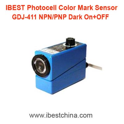 China To detect colors or color marks on printing/packaging machine ect…. GDJ-411 Printing Photoeye Photoeye Color Mark Sensor Switch /Contrast Sensor NPN/PNP 12V/24V DC (IBEST) for sale