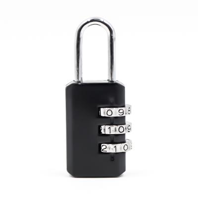 China Zinc Alloy Promotional Gift Luggage Lock Digital Cheap Adjustable Padlock Without Key 3 Digit Padlock XMM-8012 for sale