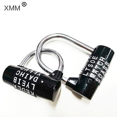 China Top Selling Gym Location Factory XMM-8057A Zinc Alloy Padlocks 5 Digits Letter Zinc Alloy Adjustable Password Combination Mode Code Protection Lock for sale