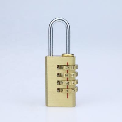 China Brass Material Backpacks Security Luggage Suitcase 4 Digit Combination Lock 8043 for sale