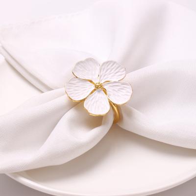 China Valentine's Day Gift Table Decoration Flower Viable Napkin Ring for sale