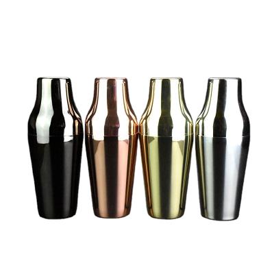 China Professional Cocktail Shaker Set Kit Bar Accessories Stainless Steel Metal Tools Bartender Tool 650ml Barware for sale