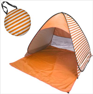 China Quick Folding Camouflage Game Picnic Stripe Camping Shade Tent / Quick Open Tent Auto Beach Field Outside Fishing Tent for sale