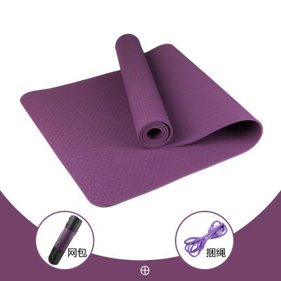 China Anti-tears Double Layer Tape Yoga Mat No Smell Gym Mat Anti-Slip Fitness Yoga Mat for sale