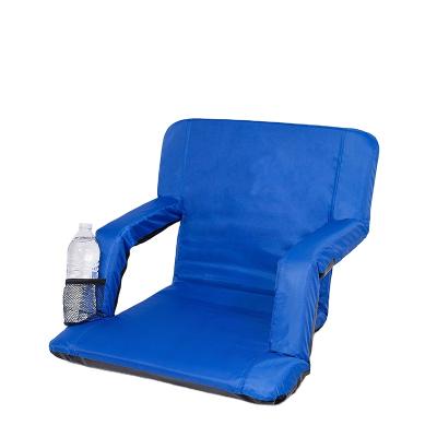 China Single Folding Portable Stadium Chair Easy Carry Stadium Bleacher Cushion Chair for sale