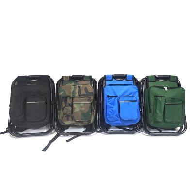 China Comfortable Folding Stool Camping Backpack Super Cooler And Chair Hiking Fishing Seat for sale