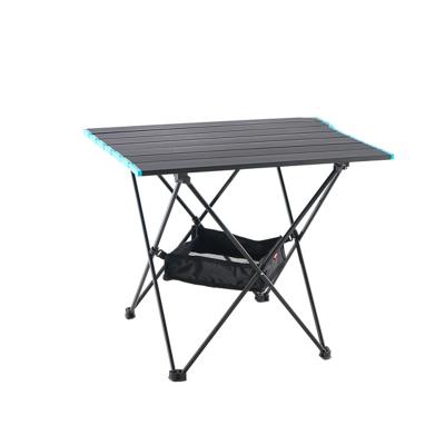 China Super Light Easy Carry Outdoor Aluminum Folding Picnic Table For Raising Beach Garden for sale