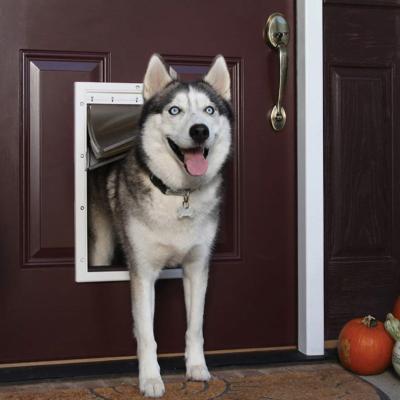 China Dog Door Easy Installation Durable And Flexible Two Way Open Dog Door Flap for sale