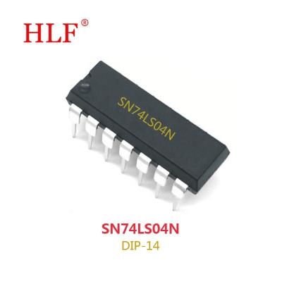 China New original high quality SN74LS04N SN74LS04 74LS04 DIP14 HLF IC (electronic components) SN74LS04N SN74LS04 74LS04 for sale