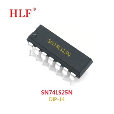 China New original high quality SN74LS25N SN74LS25 74LS25 DIP14 HLF IC (electronic components) SN74LS25N for sale