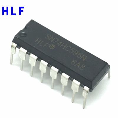 China New original high quality SN74HC595N 74HC595 DIP16 HLF IC (electronic components) SN74HC595N 74HC595 for sale